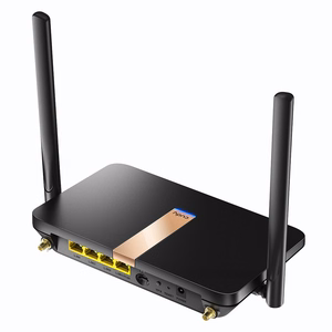 Cudy LT500D bezvadu maršrutētājs Fast Ethernet divjoslu (2.4 GHz / 5 GHz) 4G melns