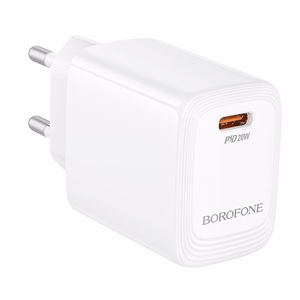 Borofone Сетевое зарядное устройство BN26 Fuente - Type C - PD 20W белый