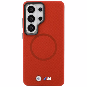 BMW M Metal Logo MagSafe vāciņš ierīcei Samsung Galaxy S26 Ultra, sarkans