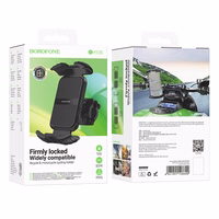 Velosipēdu, motociklu tālruņa turētājs Borofone BH105 melns