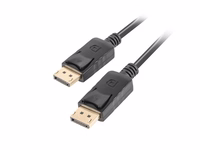 Lanberg CA-DPDP-10CC-0018-BK DisplayPort kabelis 1.8 m melns