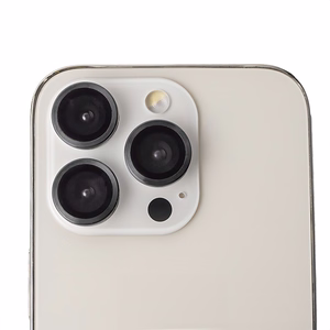 Lēcu stiklu komplekts iPhone 13 Pro / iPhone 13 Pro Max ar melnu ietvaru (3 gab.)