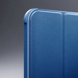 AmazingThing Titan Pro maciņš iPad A16 11" ar 720° rotējamu statīvu un irbuļa turētāju, zils