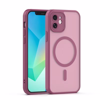 Mag Matt maciņš iPhone 12 6,1" bordo