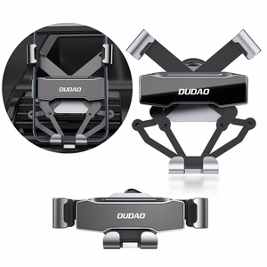 Dudao gravitācijas viedtālruņa turētājs automašīnā, melns (F11Pro)