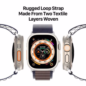 DUX DUCIS siksniņa GS neilona Apple Watch 42 / 44 / 45 / 49 mm indigo