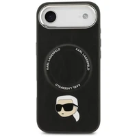 Karl Lagerfeld Karl Pin Magnētiskais viedtālruņa apvalks iPhone Air - Melns