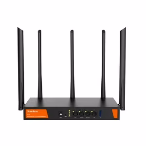 Tenda W30E AX3000 – divjoslu Wi-Fi 6 Gigabit bezvadu maršrutētājs, melns