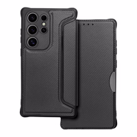 RAZOR grāmatas tipa viedtālruņa apvalks SAMSUNG S24 Ultra melns