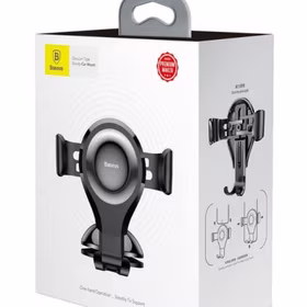 Auto turētājs Baseus "Osculum" Melns (ne magnetic/ lipinamas)