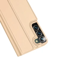 Dux Ducis Skin Pro vāciņš atverams vāciņš Samsung Galaxy S22 + (S22 Plus) zelta