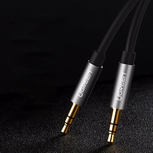 Ugreen AV119 10733 audio kabelis mini jack 3.5mm / mini jack 3.5mm 1m melns