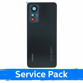 Aizmugurējais vāks saderīgs ar Xiaomi 12 Lite / Melns / (Service Pack)