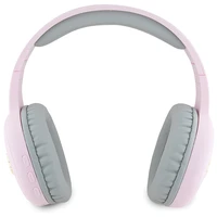 Hello Kitty metāla logotips Bluetooth uz ausīm austiņas - rozā