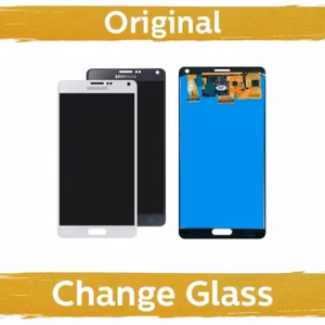 LCD Displejs Saderīgs ar Samsung N910 Note 4 Balts (Renewed: China)