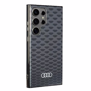 Audi IML Stitching Pattern MagSafe Чехол S24 Ultra S928 чёрный/чёрный жёсткий чехол AU-IMLMS24U-Q5/D3-BK