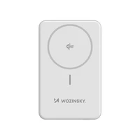 Wozinsky WLWP-10KA0Y3WS 22.5W PD Qi2 10000 mAh Portatīvais lādētājs ar statīvu - balts