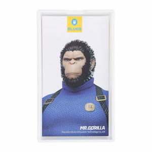 5D Mr. Monkey Glass aizsargstikls ierīcei Apple iPhone 18 Pro Max, Large Arc Edge Strong Dustproof, krāsa – melna