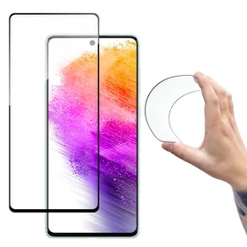 Wozinsky pilna pārklājuma Flexi Nano stikla plēve rūdītais stikls ar rāmi Samsung Galaxy A73 caurspīdīgs