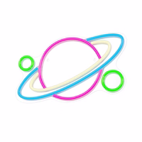 Neon PLEXI LED PLANET multicolor FPNE05X Forever Light