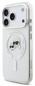 Karl Lagerfeld IML K&CH Heads Metal Frame MagSafe vāciņš Apple iPhone 17 Pro Max