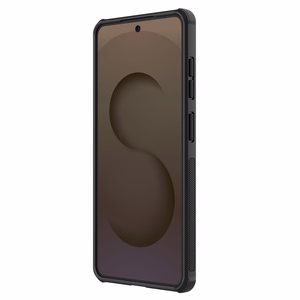 Nillkin Super Frosted Shield Pro magnētiskais MagSafe saderīgs maciņš priekš Samsung Galaxy S26 melns