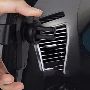Auto turētājs H01 melns gravitācijas turētājs ventilācijas režģim