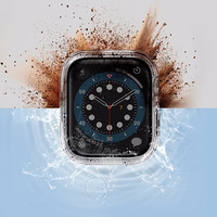 Uniq Nautic Apple Watch Series 7/8/9 41mm apvalks caurspīdīgs/balodis caurspīdīgs