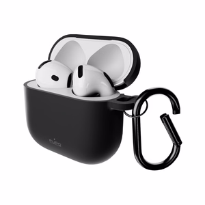 Чехол Puro Icon для AirPods 4 — чёрный
