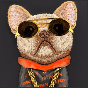 Nimmy Glasses Cool Dog maciņš Samsung Galaxy S26 Ultra melns