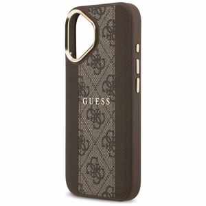 Guess viedtālruņa apvalks iPhone 17 HC MAGSAFE PU W/ 4G PU STRIPE brūns