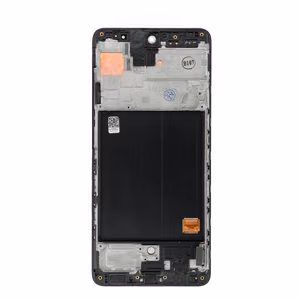 FIXCELL AMOLED LCD displejs ar rāmi SAMSUNG A51 4G, melns (mainīts stikls)