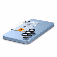 Spigen Optik Pro GLAS.TR EZ FIT 2 komplekti kameru vākiem Samsung Galaxy S25 - melns