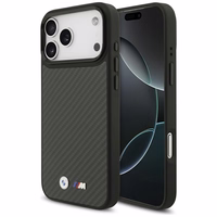 BMW M Kevlar Matt Magnētiskais apvalks iPhone 17 Pro Max - melns