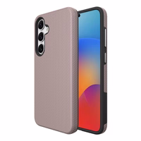 Perfekcionistu trīsstūra korpuss Samsung S911 S23 5G rozā zelts