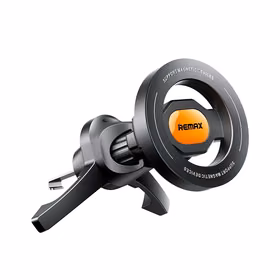 Automašīnas tālruņa turētājs Remax RM-C14 MagSafe (ventilācijas atveres), melns