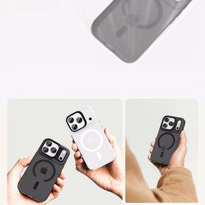 Benks Magnetic Lucid Armor чехол (K070) для iPhone 17 Pro Max чёрный (кнопка управления камерой)