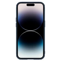Nillkin Textured S viedtālruņa apvalks iPhone 14 Pro, bruņots vāciņš ar kameras vāciņu, zils