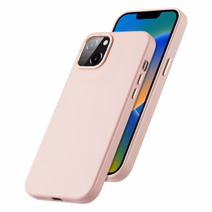 Dux Ducis Grit ādas apvalks iPhone 14 Plus Elegants mākslīgās ādas apvalks (MagSafe saderīgs) Rozā