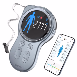 RENPHO Smart Body Tape Measure+ Y002 viedā ķermeņa mērlente, melna