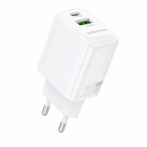 Charger Borofone BN27 20W USB-C/USB-A white