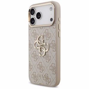 GUESS GUE005593 (PU W/ Big 4G Classic Logo) aizsargvāciņš ierīcei iPhone 18 Pro Max / 17 Pro Max, krāsa – rozā zelta