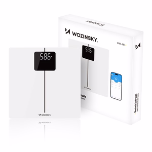 Wozinsky WIWL-180 Smart Bluetooth Bathroom Scale - White