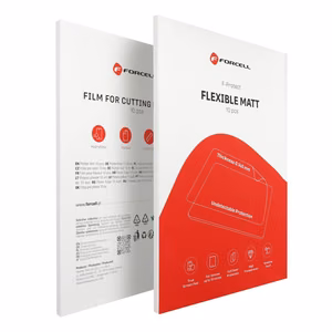 Plēve griešanas iekārtai Forcell F-Protect Flexible TABLET MATT planšetdatoriem līdz 13" 10 gab.