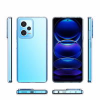 Ultra Clear 0.5mm viedtālruņa apvalks Xiaomi Redmi Note 12 Pro+ plāns pārsegs caurspīdīgs