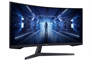 Samsung G55T monitors 86,4 cm (34") 3440 x 1440 pikseļi UltraWide Quad HD LED melns