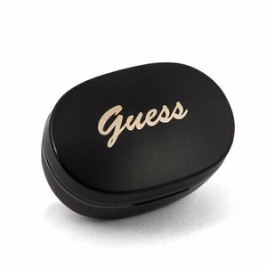 Guess GUTWST30BKTWS Bluetooth bezvadu austiņas ar uzlādes staciju, melnas