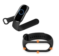 Silikona siksniņa XIAOMI Mi Band 5 / 6 / 7 rokassprādei rozā (06)