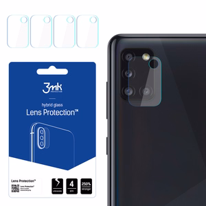 Hibrīda stikls 3MK Hibrīda stikls kameras HUAWEI P30 priekš kamerai 4 gab.