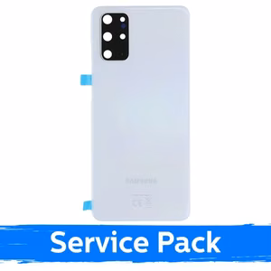 Aizmugurējais vāciņš saderīgs ar Samsung G985 S20 Plus / Cloud balts / (Service Pack)